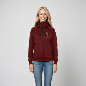 DYNAMIC Hoodie Damen burnt brick