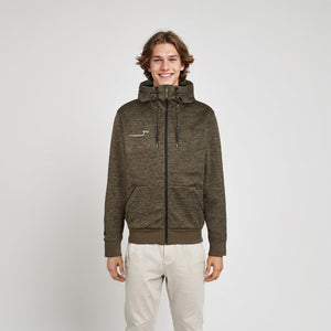 DYNAMIC Hoodie Herren grün schwarz