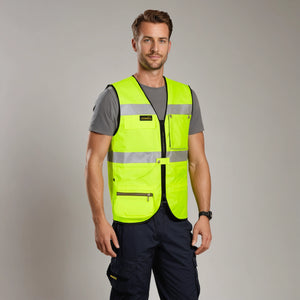 MANTRAILING Weste Unisex gelb