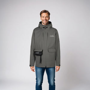 MEN Regenjacke Herren dunkelgrau