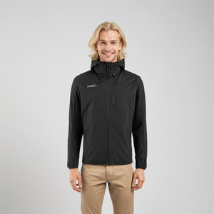 SKIN Softshelljacke Herren schwarz