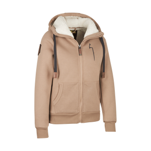 WINTER Hoodie Damen camel
