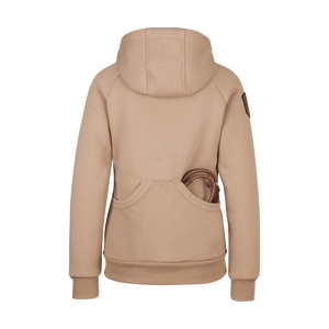 WINTER Hoodie Damen camel