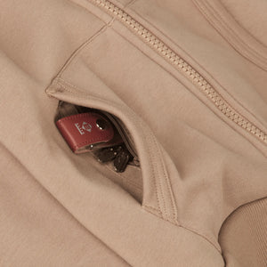 WINTER Hoodie Damen camel