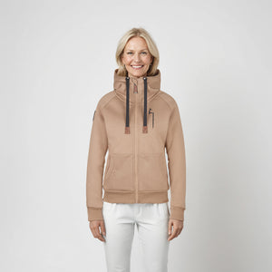 WINTER Hoodie Damen camel