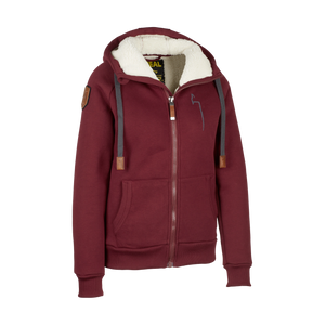 WINTER Hoodie Damen granat