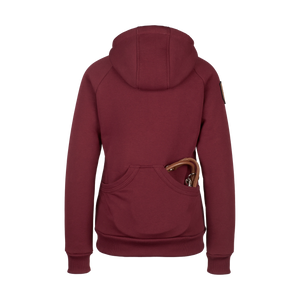 WINTER Hoodie Damen granat