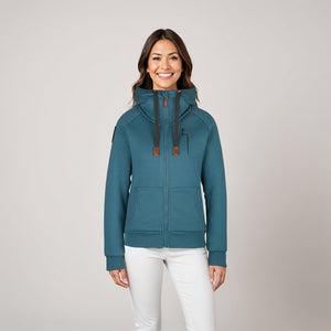 WINTER Hoodie Damen smoke blue