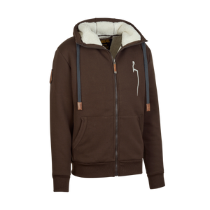 WINTER Hoodie Herren chocolatebrown