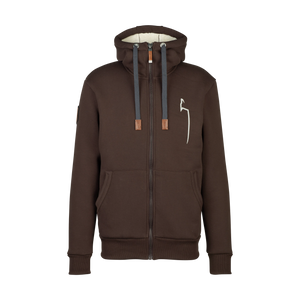 WINTER Hoodie Herren chocolatebrown
