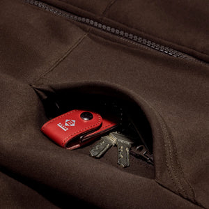 WINTER Hoodie Herren chocolatebrown