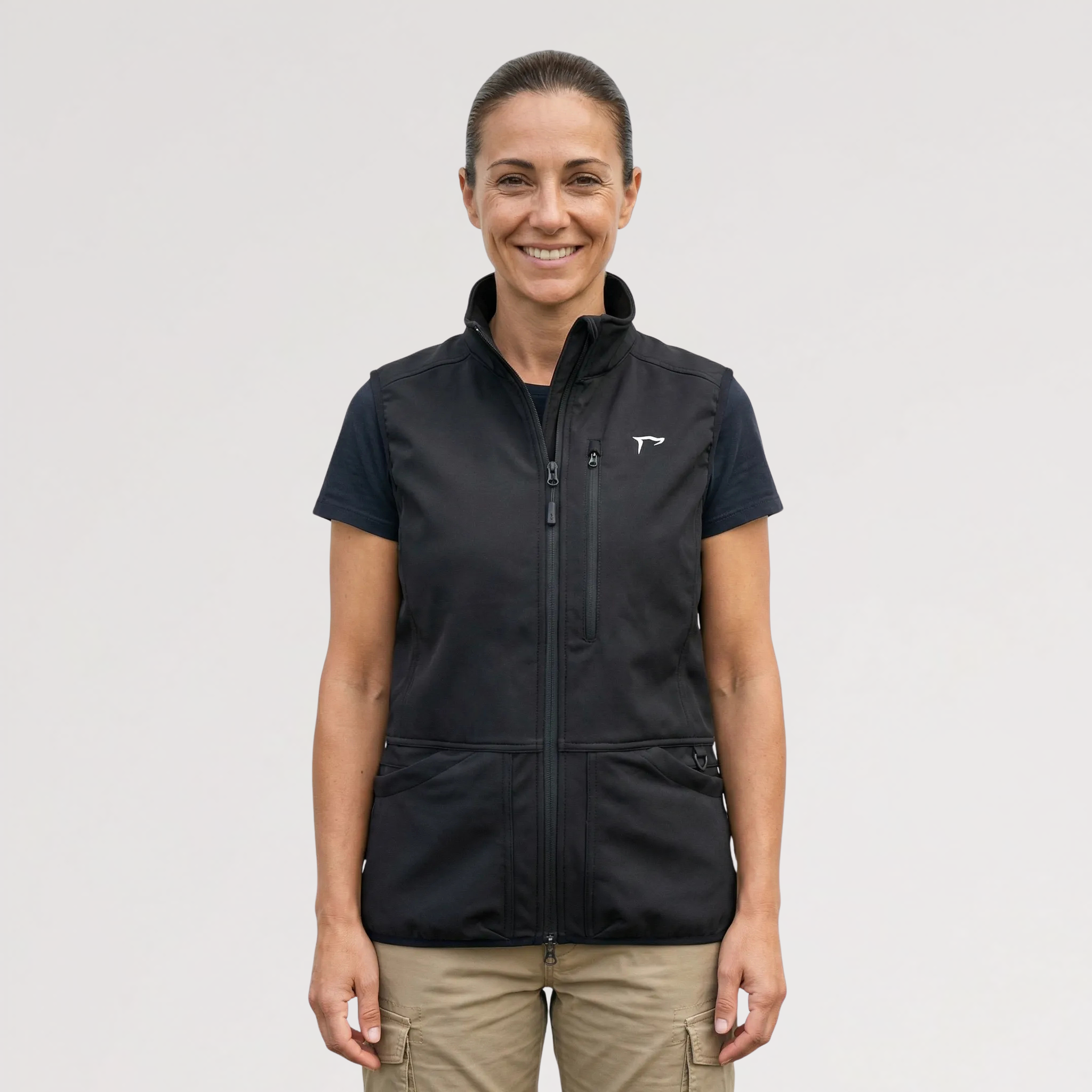 EXPLORER Weste Damen black