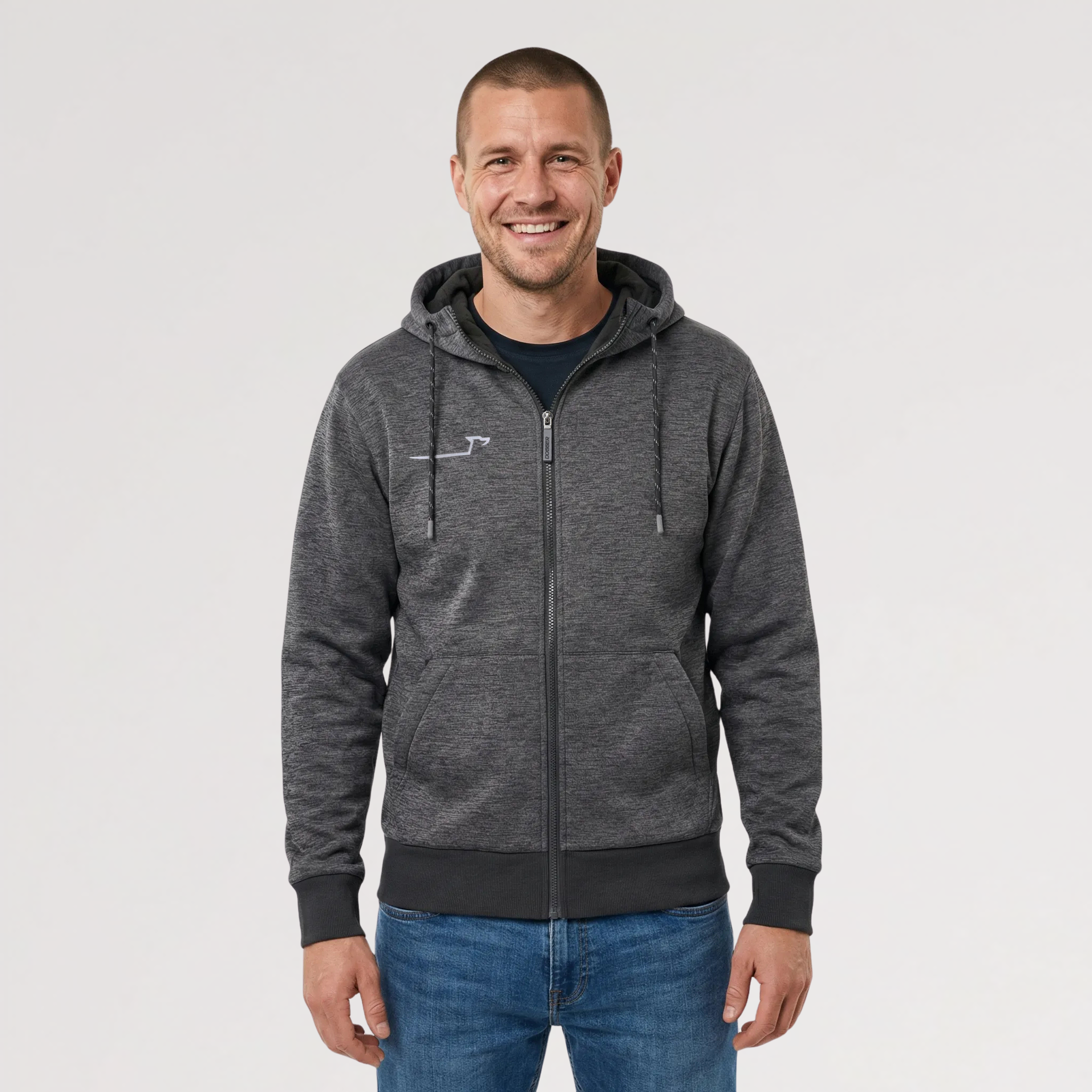 DYNAMIC Hoodie Herren graphite