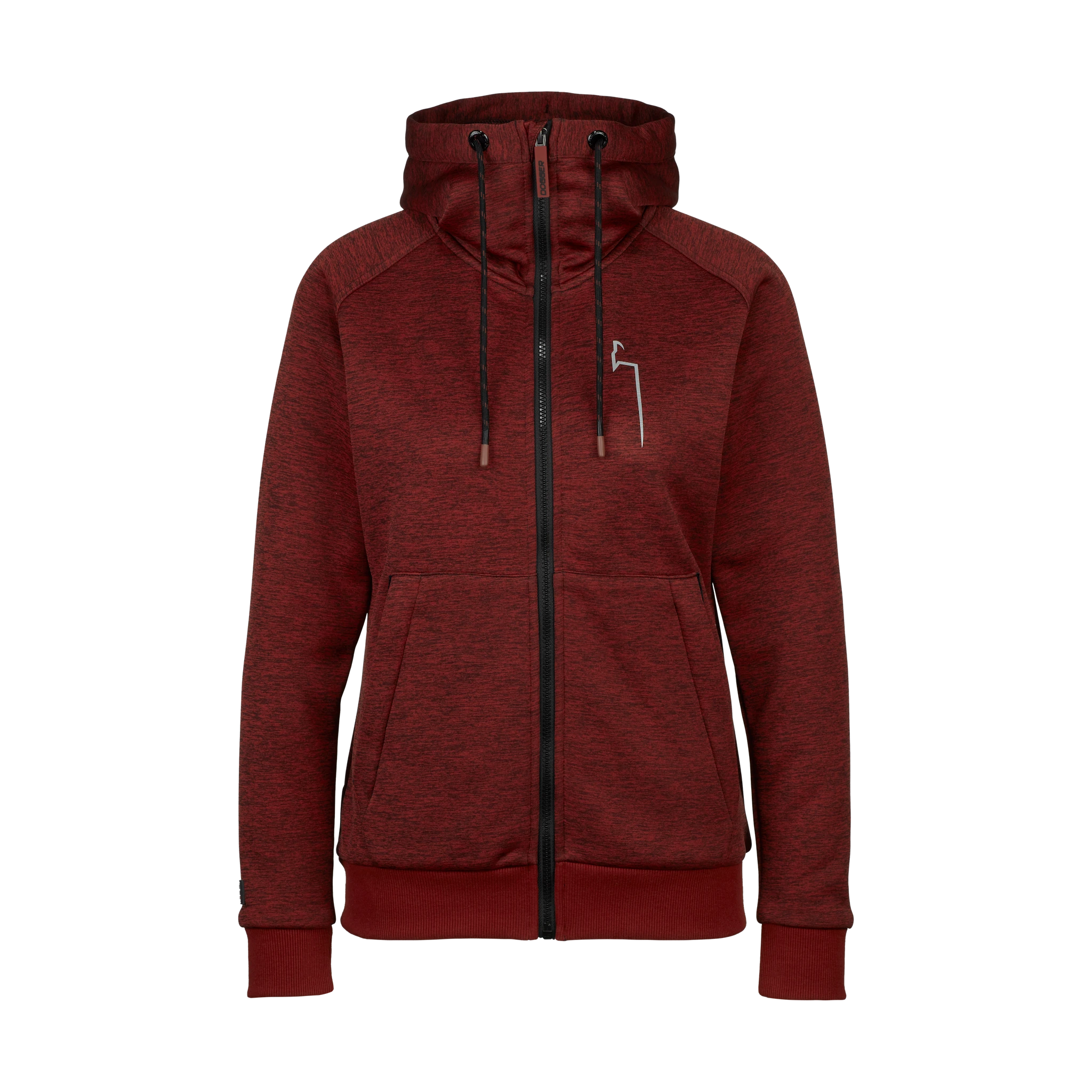 DYNAMIC Hoodie Damen burnt brick