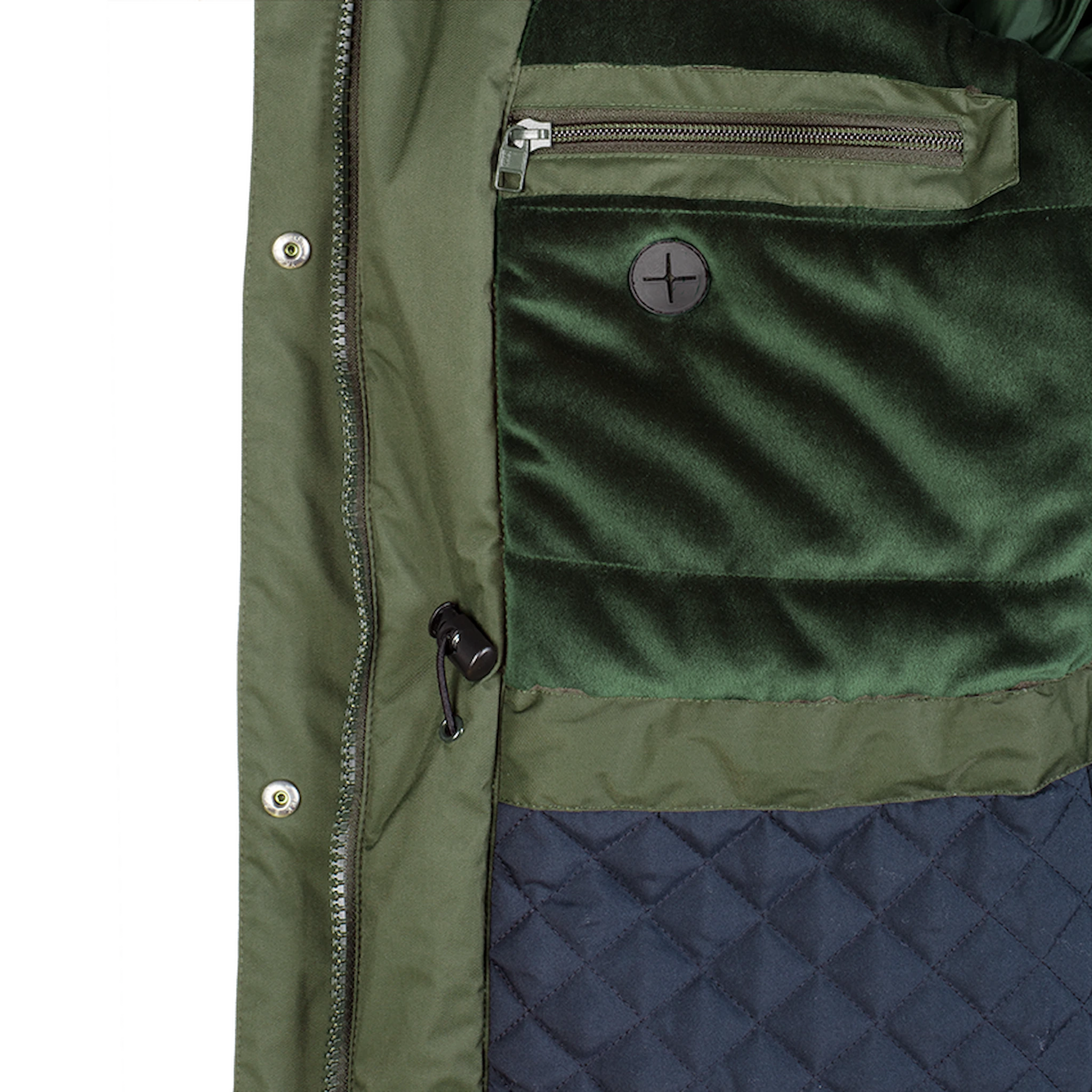 LADY II Parka Damen dunkelgrün