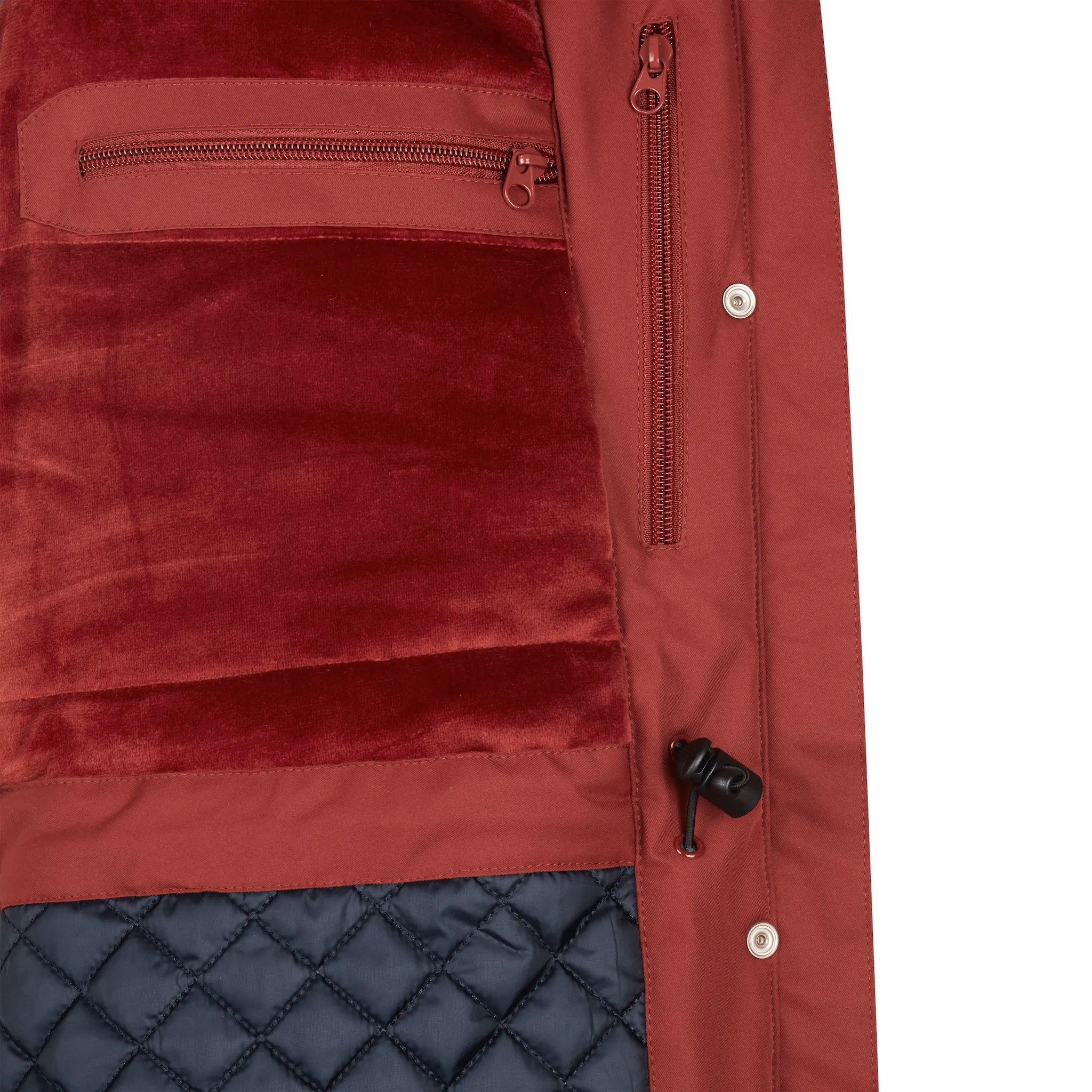LADY II Parka Damen red clay