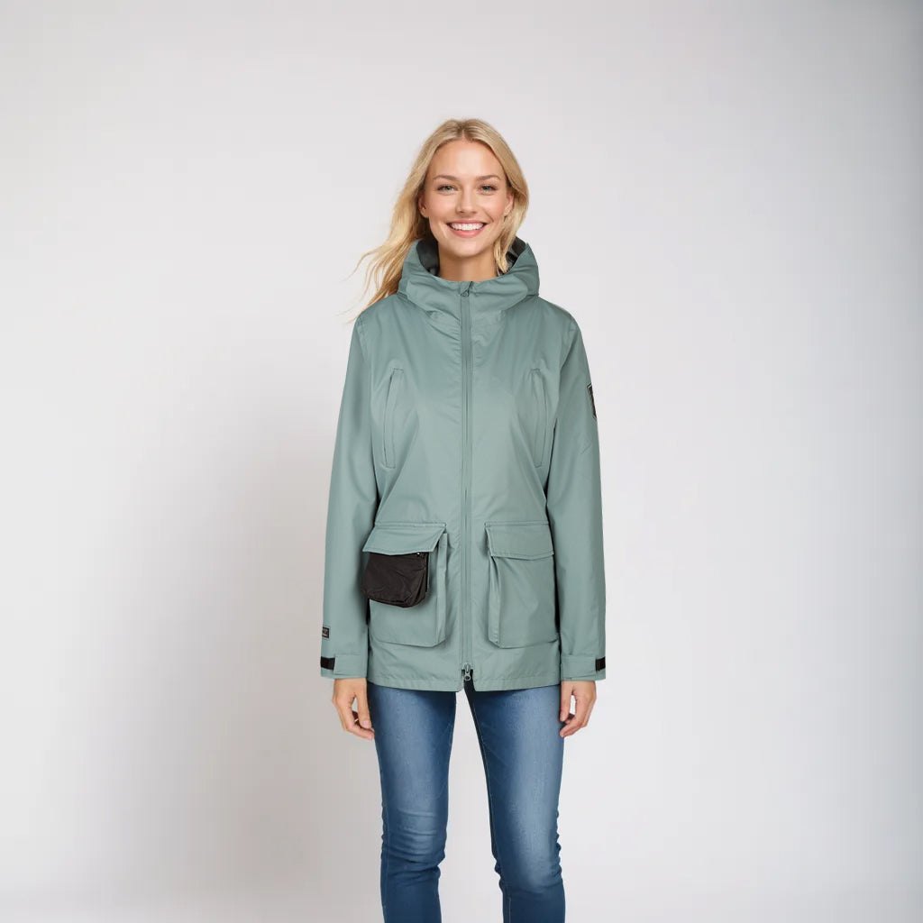 LADY Regenjacke Damen aquagreen