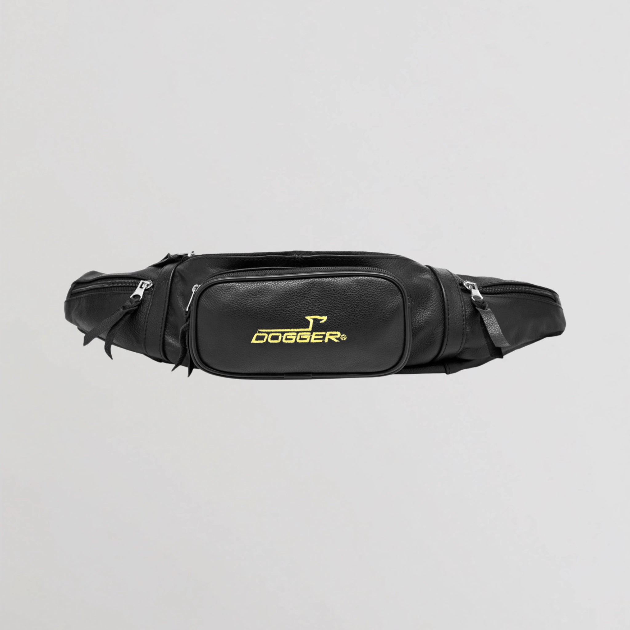 LEDER Hüftgurttasche Unisex schwarz
