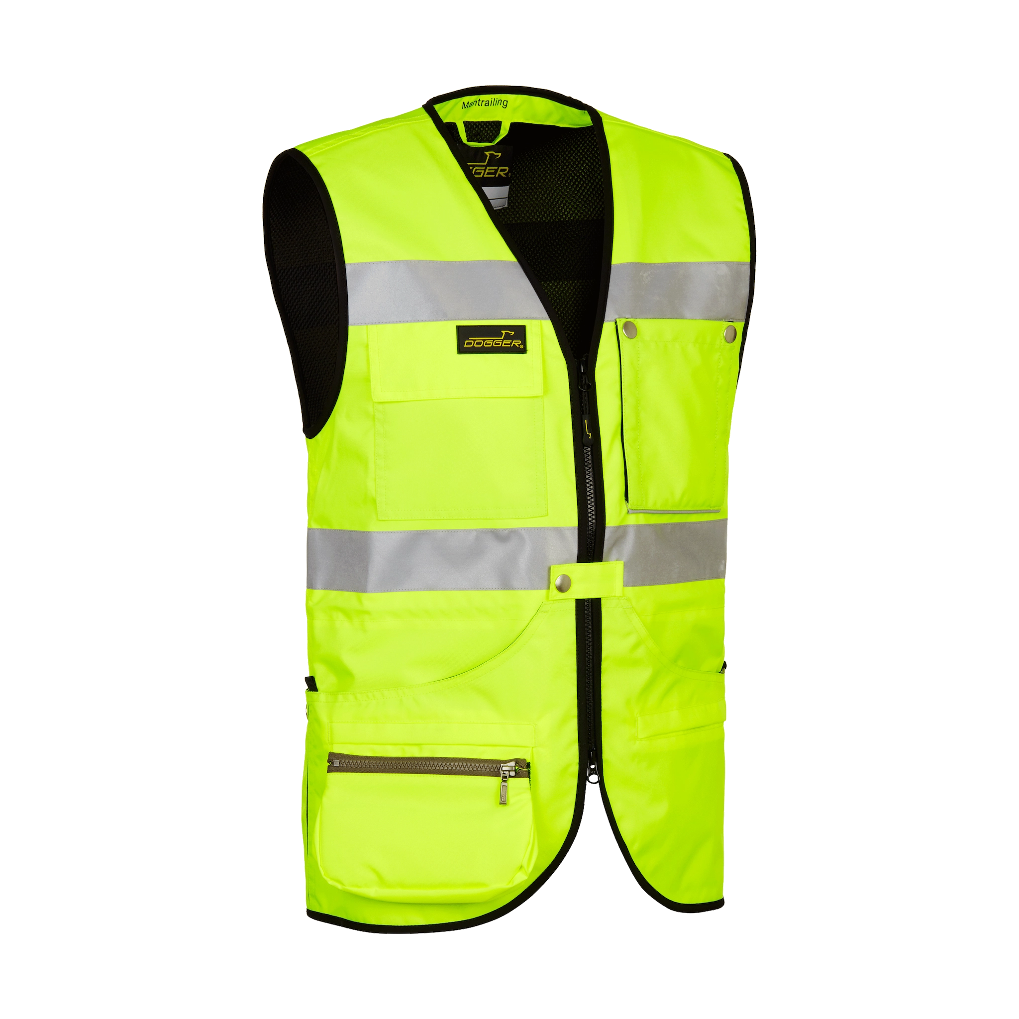 MANTRAILING Weste Unisex gelb
