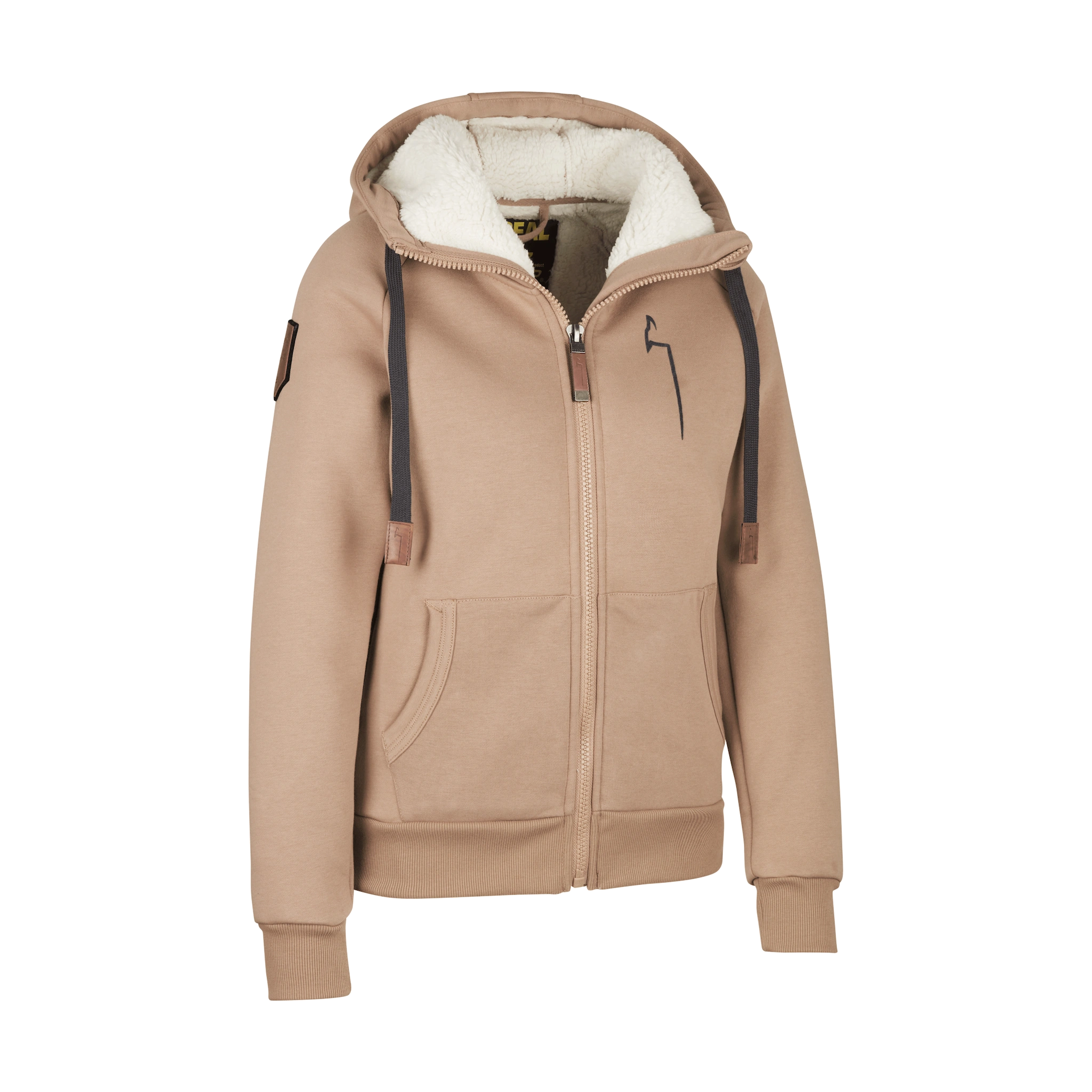 WINTER Hoodie Damen camel