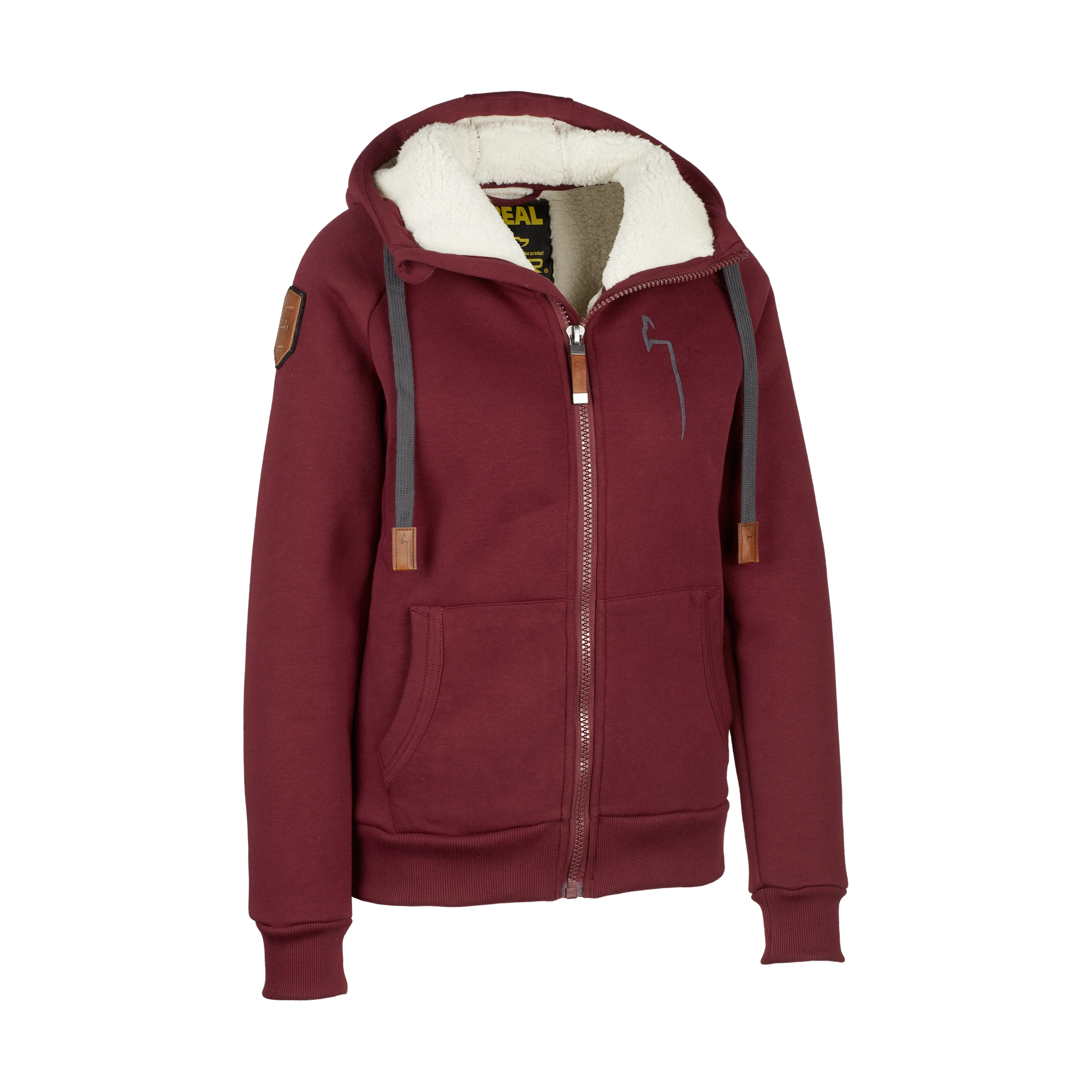 WINTER Hoodie Damen granat