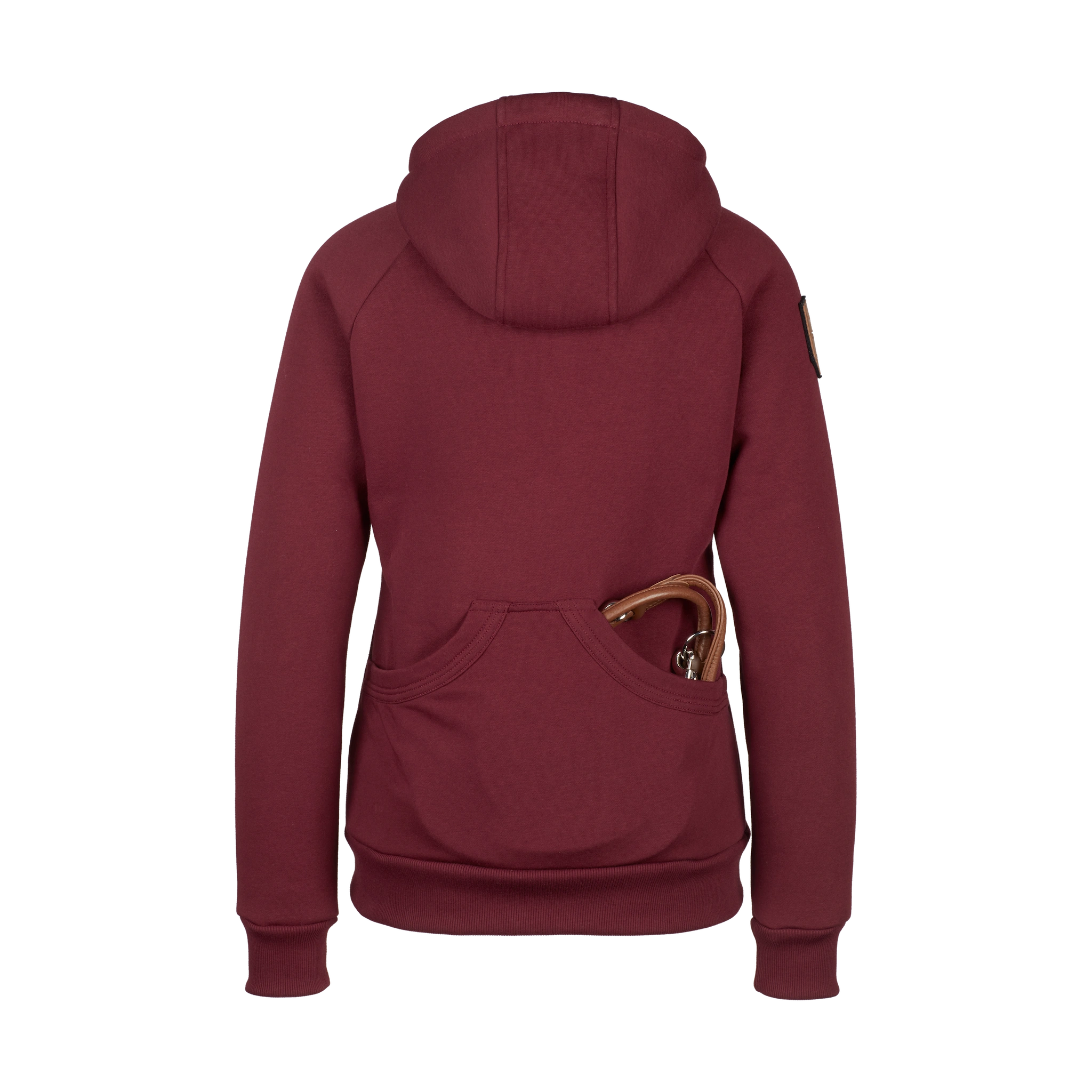 WINTER Hoodie Damen granat