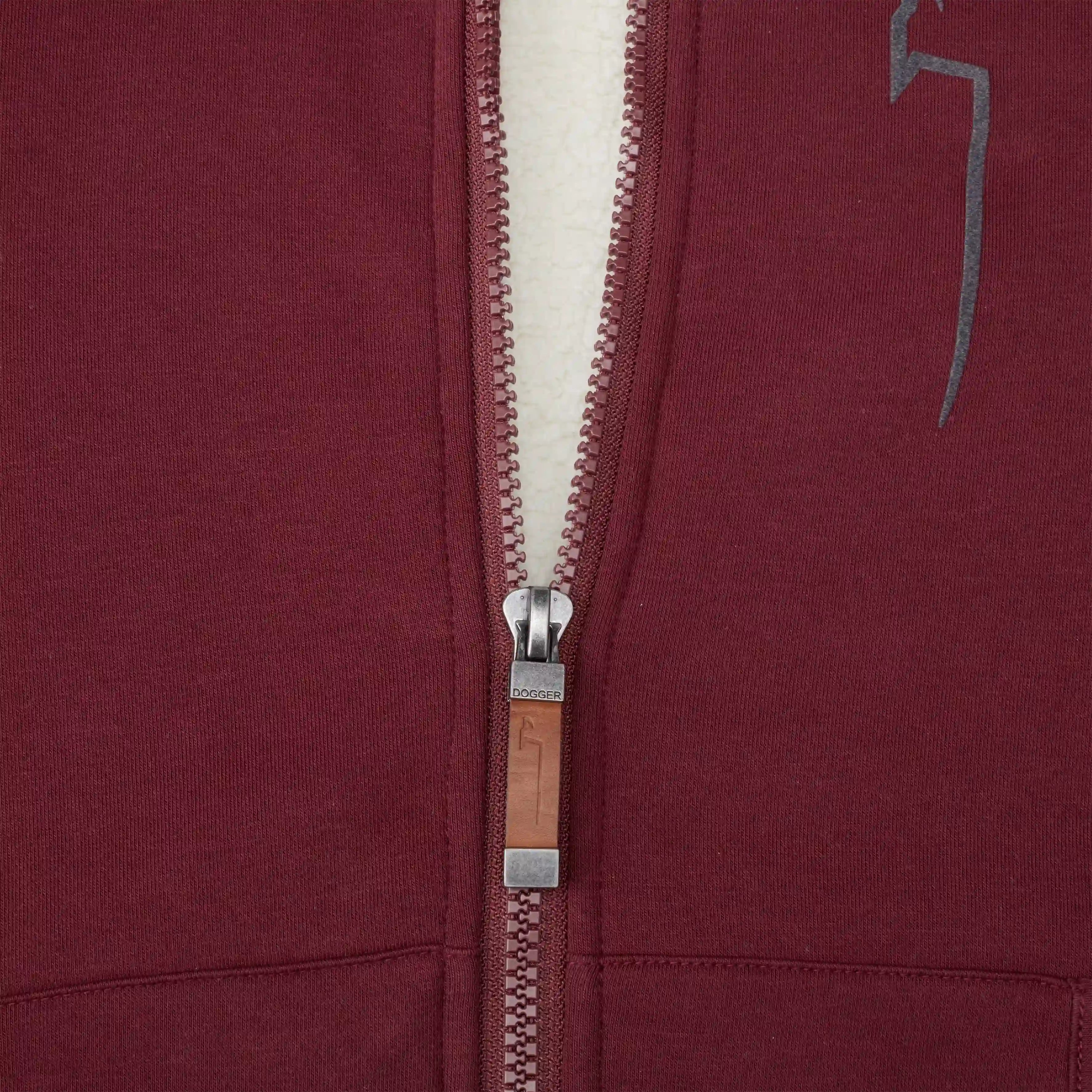 WINTER Hoodie Damen granat