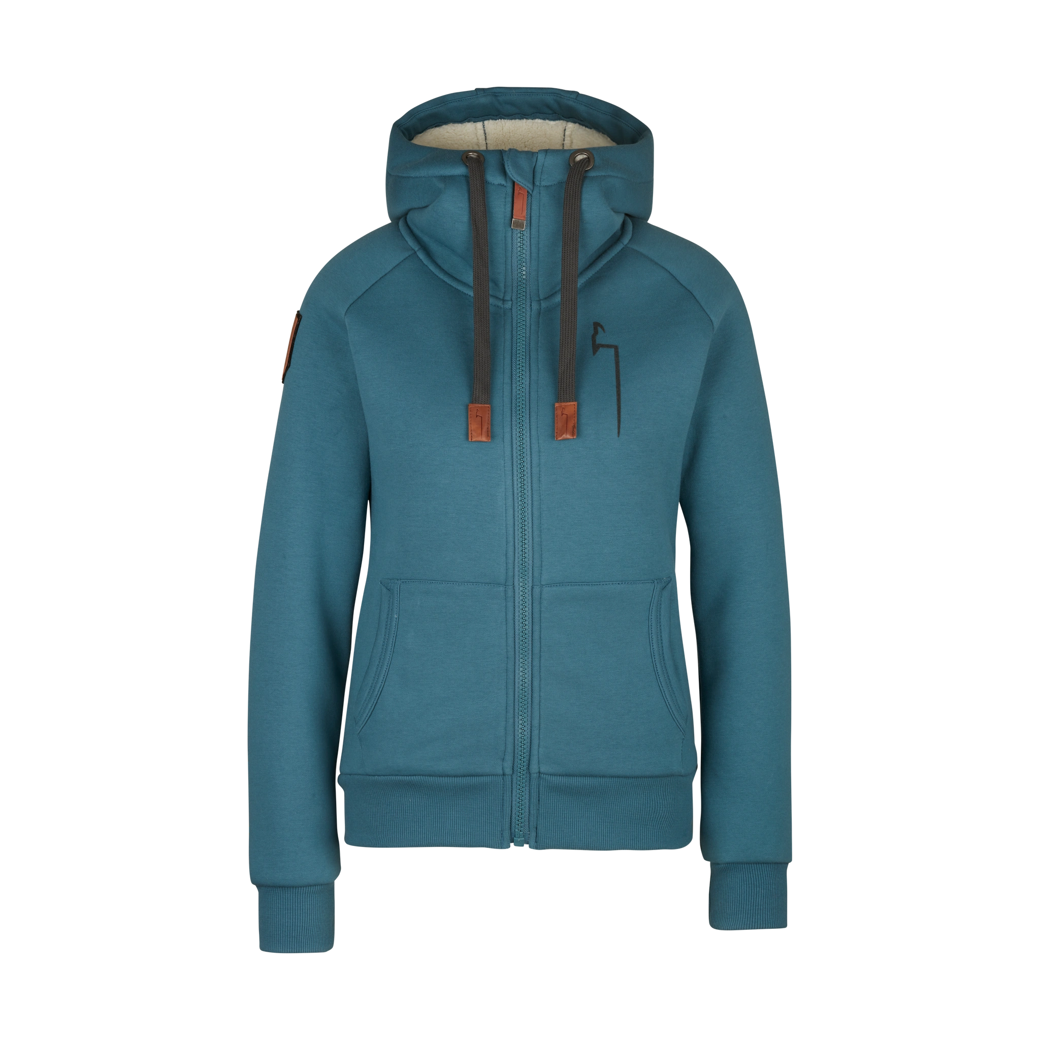 WINTER Hoodie Damen smoke blue