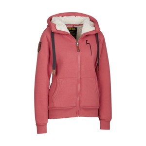 WINTER Hoodie Damen terracotta