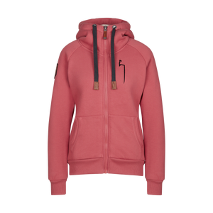 WINTER Hoodie Damen terracotta