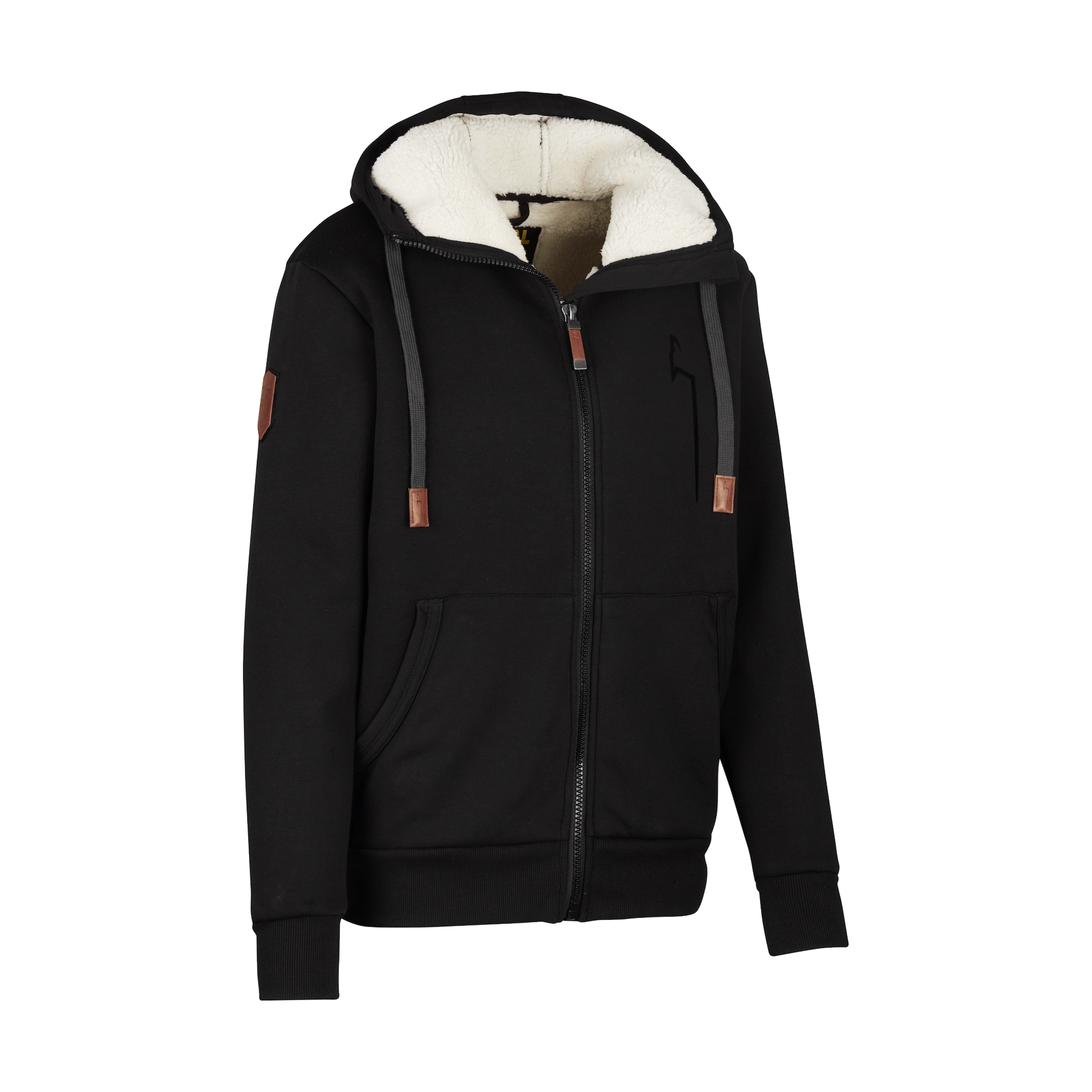 WINTER Hoodie Herren black