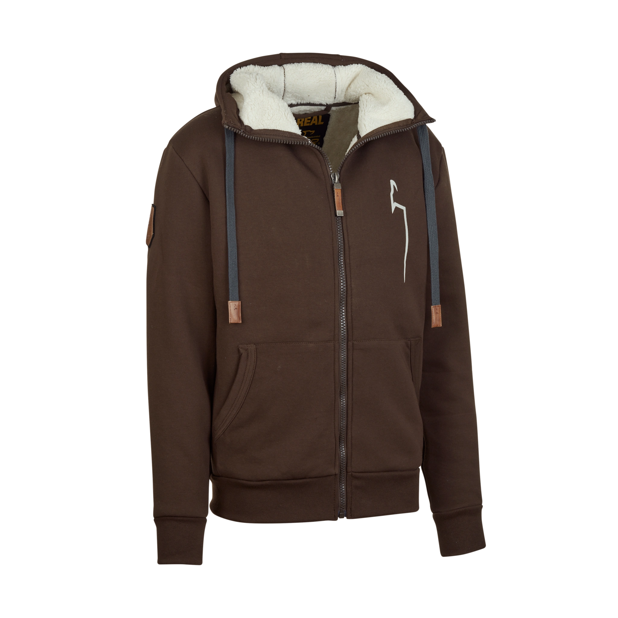 WINTER Hoodie Herren chocolatebrown