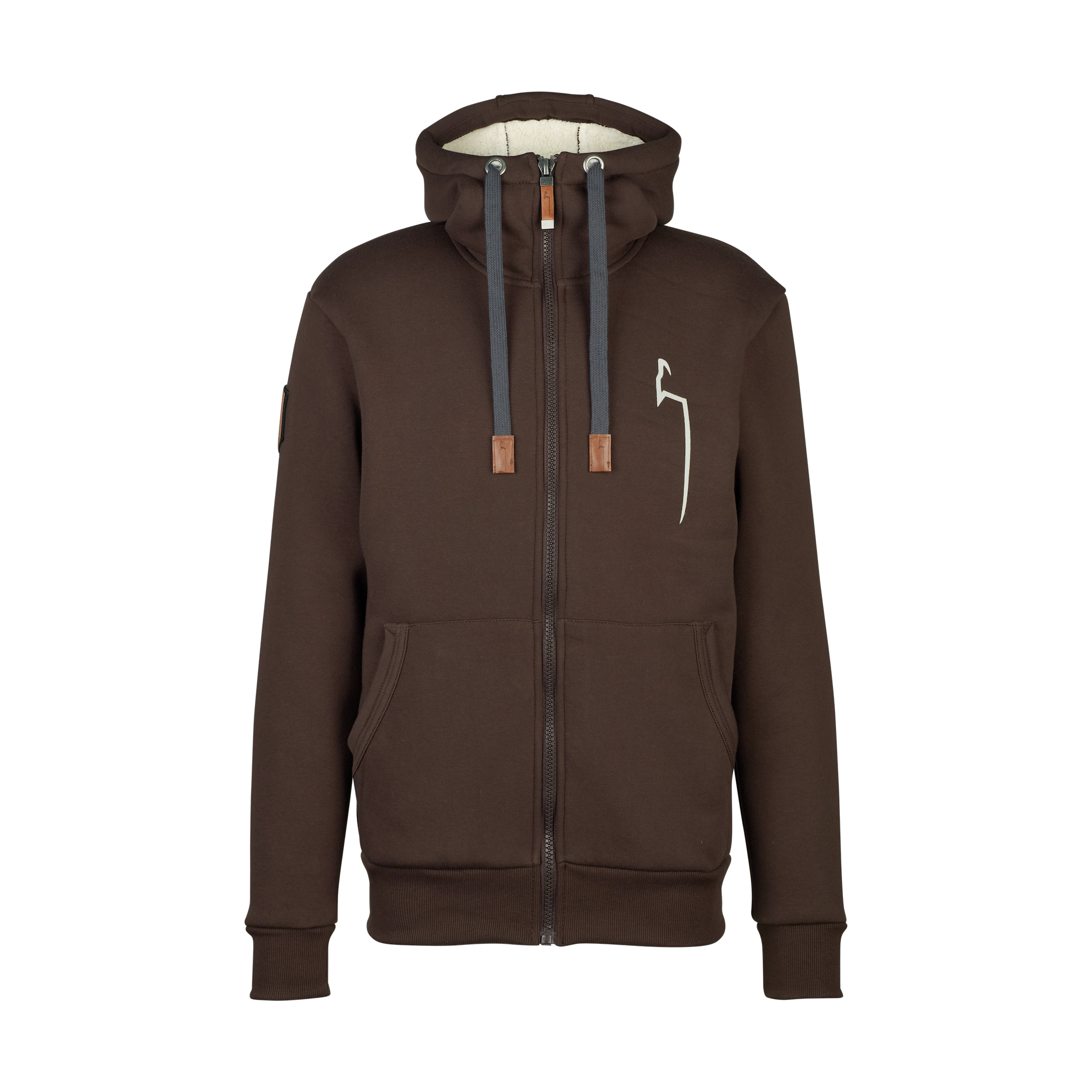 WINTER Hoodie Herren chocolatebrown