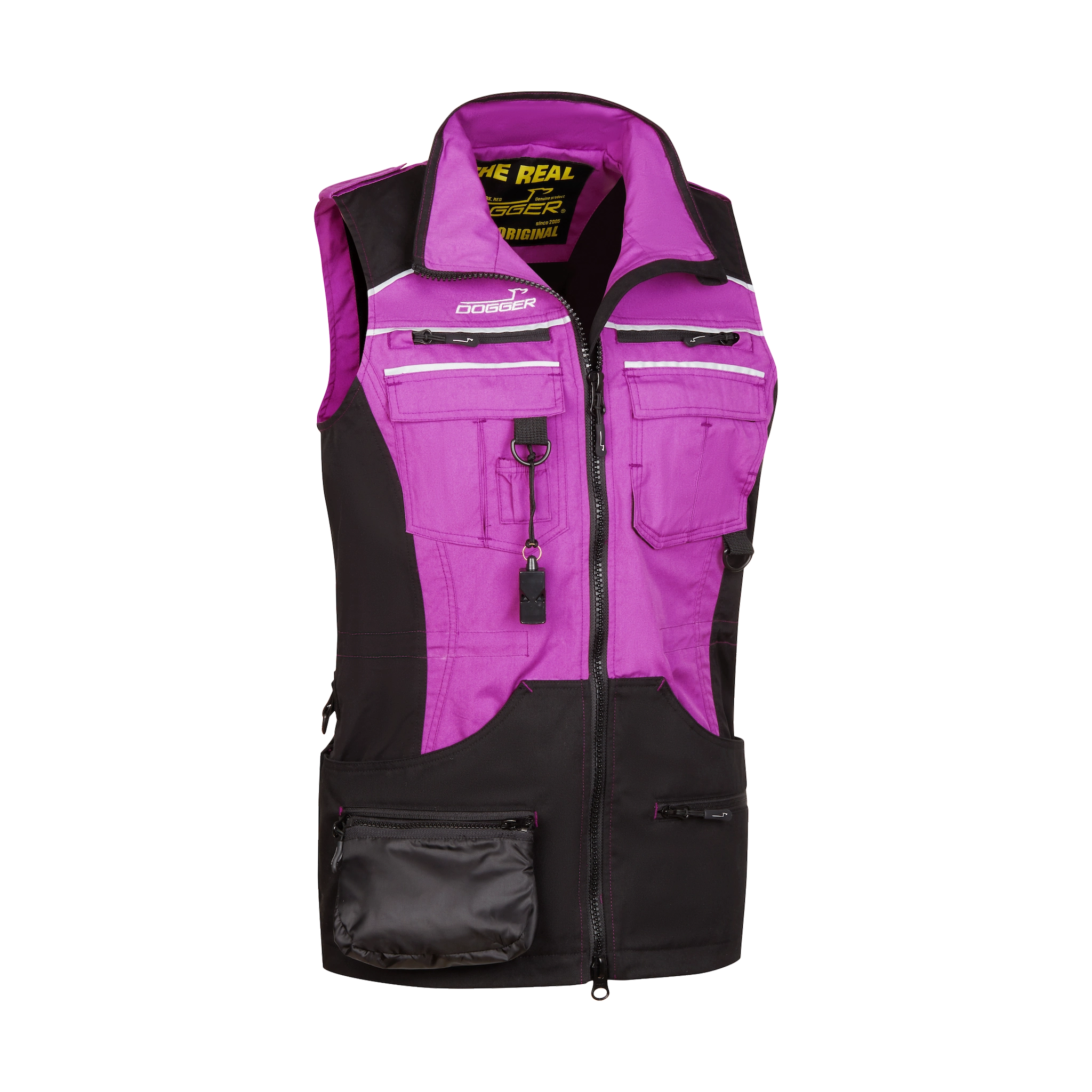 XENA Weste Damen violett schwarz