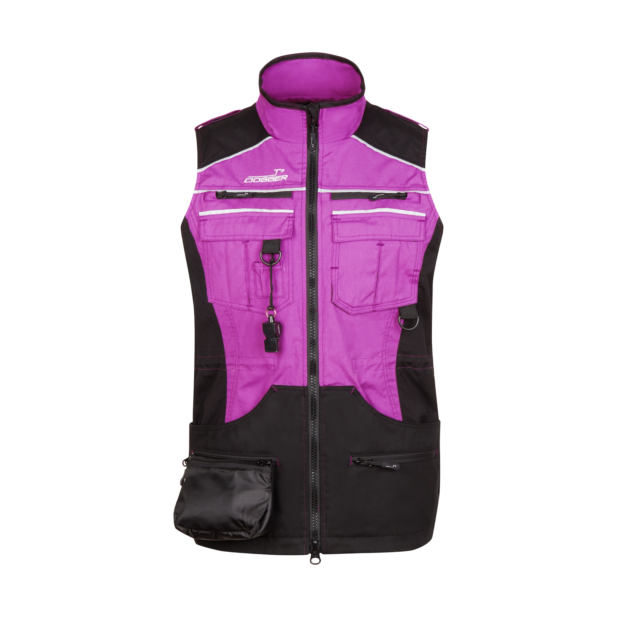 XENA Weste Damen violett schwarz